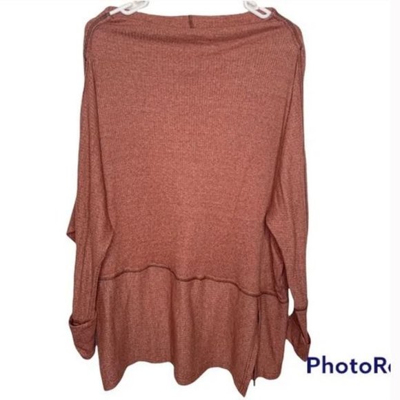 We The Free People Londontown Thermal Tunic Top in Rust, XS - Picture 8 of 12